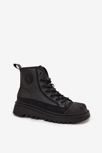 BIG STAR SHOES Vysoké Dámske Tenisky Zateplené Big Star