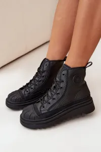 BIG STAR SHOES Vysoké Dámske Tenisky Zateplené Big Star