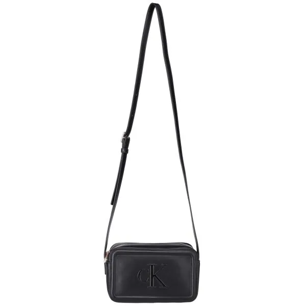 Calvin Klein RAISED CAMERA BAG Dámska taška, čierna, veľkosť