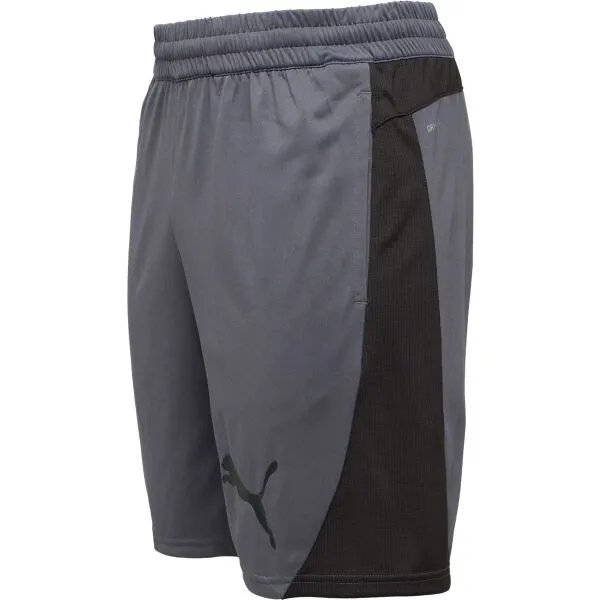 Puma M TAD TECH 8" KNIT SHORT Pánske športové krátke nohavice, tmavo sivá, veľkosť