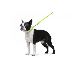 Okrúhle kožené vodítko zelenej farby 122cm, Šírka: 8 mm