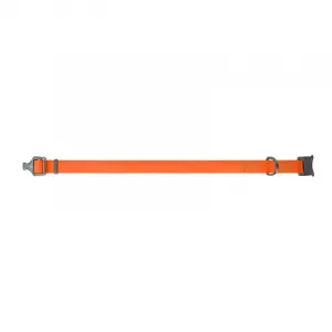 Vode odolný obojok WAU DOG oranžový, Obvod krku: 24- 40cm, šírka: 20mm