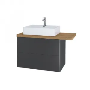 Mereo Siena, kúpeľňová skrinka 80 cm, antracit mat CN431S