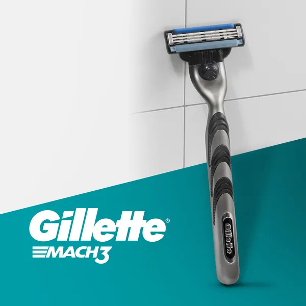 Gillette Darčeková Súprava: Mach3 Holiaci Strojček + 1 Čepeľ + Gél Series 200 ml + Taška