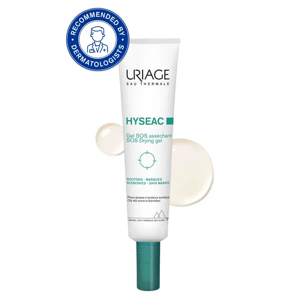 Uriage Hyséac SOS Drying Gel lokálny gél na akné proti nedokonalostiam pleti 15 ml