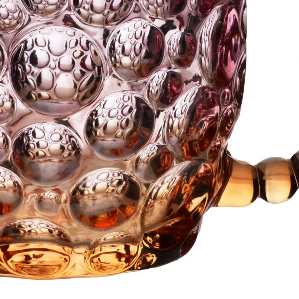 Affekdesign Skleněný hrnek VINI PEARL 350 ml fialový/hnědý