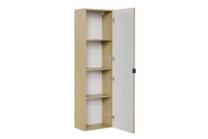 Comad Kúpeľňová zostava Ovalia so skrinkami 80 cm dub Cremona
