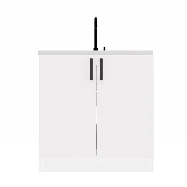 TP Living Kuchynská skrinka pod drez Dolan 80 cm biela