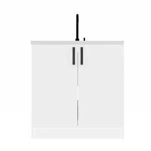TP Living Kuchynská skrinka pod drez Dolan 80 cm biela