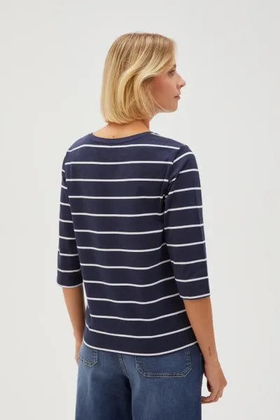 Marisse Women's Blouse L-Ts-4615 Navy