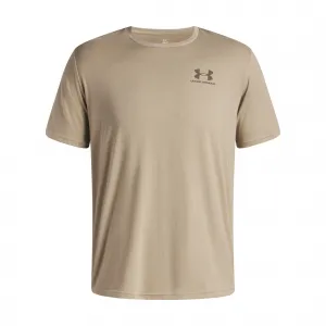Under Armour SPORTSTYLE LC SS Pánske tričko, béžová, veľkosť