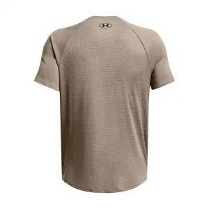 Under Armour TECH TEXTURED Pánske tričko, hnedá, veľkosť