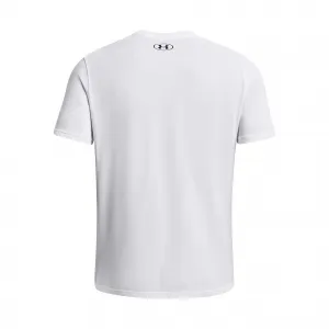 Under Armour UA CAMO CHEST STRIPE SS Pánske tričko, biela, veľkosť S
