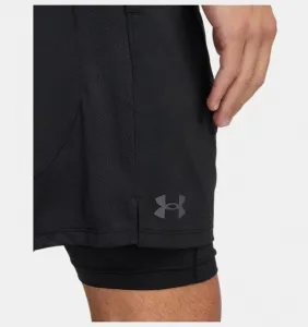 Under Armour TECH VENT 2IN1 SHORT Pánske šortky, čierna, veľkosť S