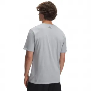 Under Armour UA CAMO CHEST STRIPE SS Pánske tričko, sivá, veľkosť L