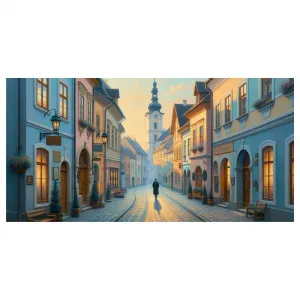 Obraz historická mestská ulica