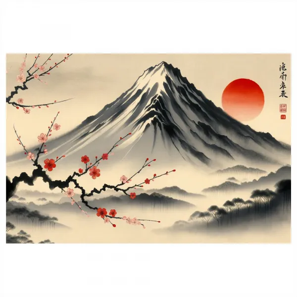 Obraz japonská krajina