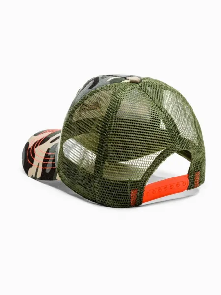 Štýlová zelená maskáčová šiltovka H127