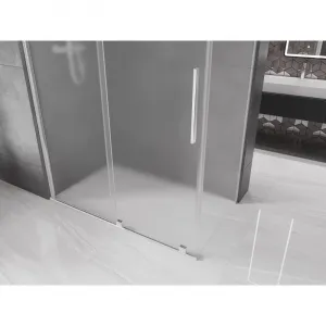 MEXEN/S - Velár sprchovací kút, posuvné dvere 150 x 85, dekor, chróm 871-150-085-31-01