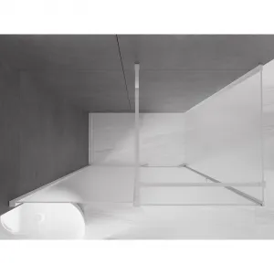 MEXEN/S - Velár sprchovací kút, posuvné dvere 150 x 85, dekor, chróm 871-150-085-31-01