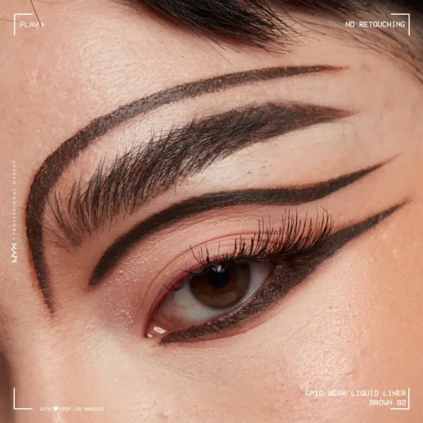 NYX Professional Makeup Epic Wear Liquid Liner tekuté linky na oči s matným finišom odtieň 02 Brown 3.5 ml