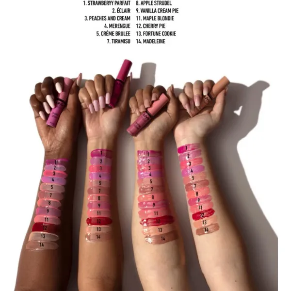 NYX Professional Makeup Butter Gloss lesk na pery odtieň 45 Sugar High 8 ml