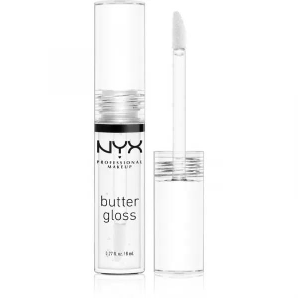 NYX Professional Makeup Butter Gloss lesk na pery odtieň 54 Sugar Glass 8 ml