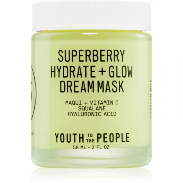 Youth To The People Superberry Hydrate + Glow Dream Mask maska pre rozjasnenie a hydratáciu 59 ml