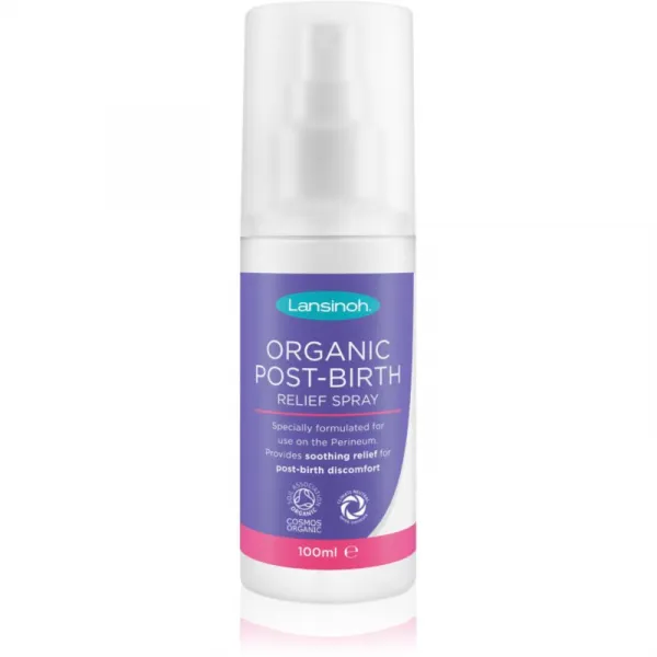 Lansinoh Organic Post-Birth ukľudňujúci sprey pre maminky 100 ml