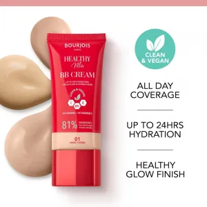 Bourjois Healthy Mix Clean & Vegan BB Cream BB krém odtieň 02 Vanilla 30 ml