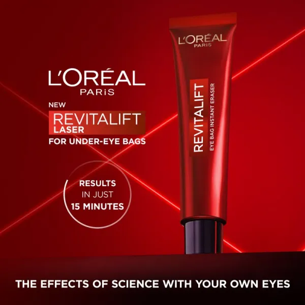 L’Oréal Paris Revitalift Laser očná starostlivosť proti opuchom a tmavým kruhom 15 ml