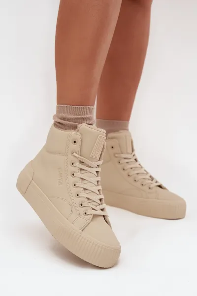 BIG STAR SHOES Zateplené Dámske Tenisky Na Platforme Big Star