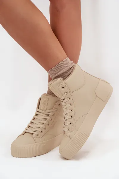 BIG STAR SHOES Zateplené Dámske Tenisky Na Platforme Big Star