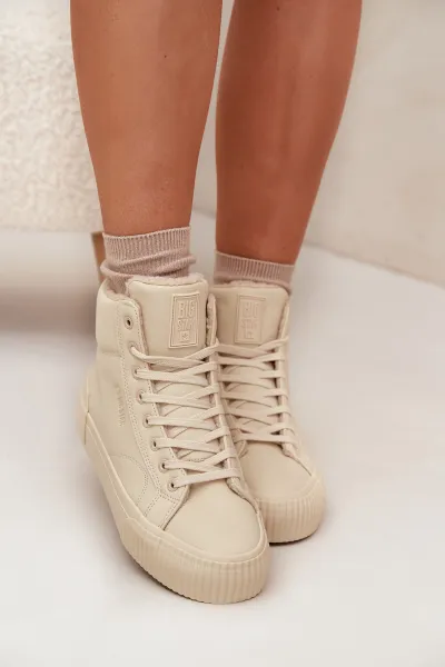 BIG STAR SHOES Zateplené Dámske Tenisky Na Platforme Big Star