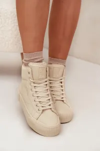 BIG STAR SHOES Zateplené Dámske Tenisky Na Platforme Big Star