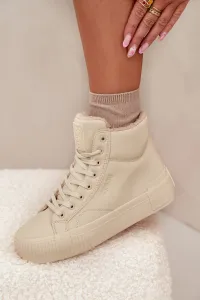 BIG STAR SHOES Zateplené Dámske Tenisky Na Platforme Big Star