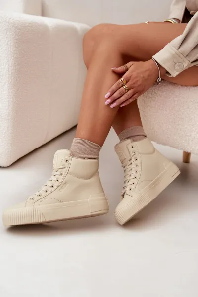 BIG STAR SHOES Zateplené Dámske Tenisky Na Platforme Big Star
