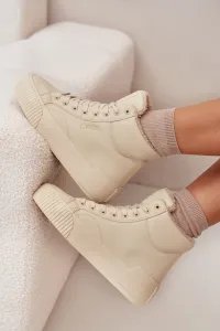 BIG STAR SHOES Zateplené Dámske Tenisky Na Platforme Big Star