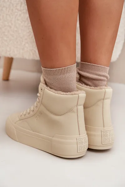 BIG STAR SHOES Zateplené Dámske Tenisky Na Platforme Big Star