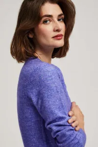 Marisse Purple Tie Sweater