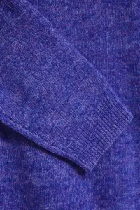 Marisse Purple Tie Sweater