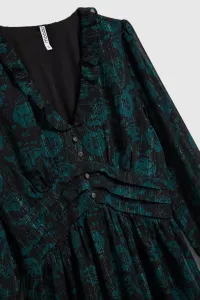 Marisse Chiffon Dress With A Floral Pattern