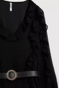 Marisse Dress With Ruffles