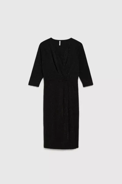 Marisse Dress Decorated With Metallic Thread
