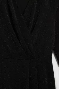 Marisse Dress Decorated With Metallic Thread