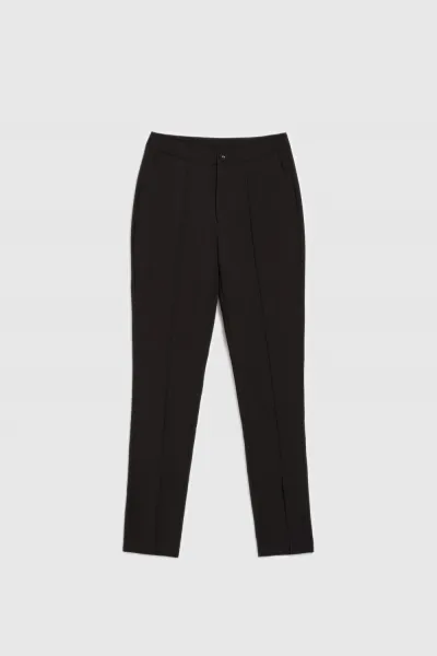 Marisse Crease Trousers With A Slit