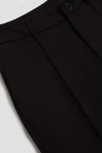 Marisse Black Pleated Trousers
