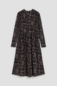 Marisse Beige Leopard Print Midi Dress