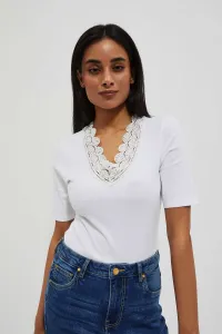 Marisse Women's T-Shirt L-Ts-4084 White