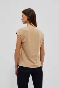 Marisse Women's T-Shirt L-Ts-4038 D.Beige